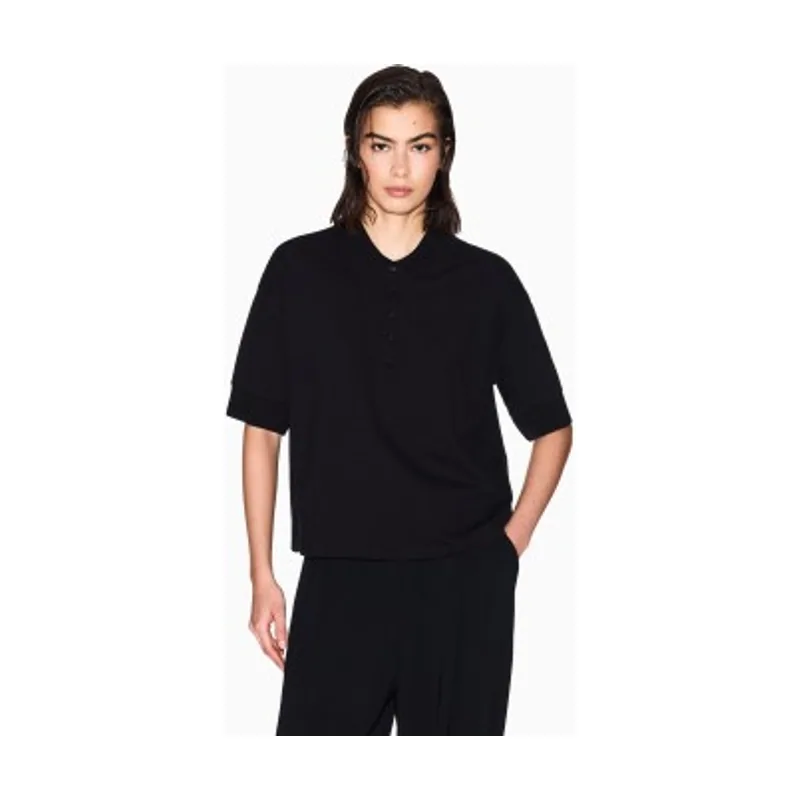 A|X Armani Exchange Polo elástico de piqué de algodón Essential Logo Signature XW000887AF10819UC001