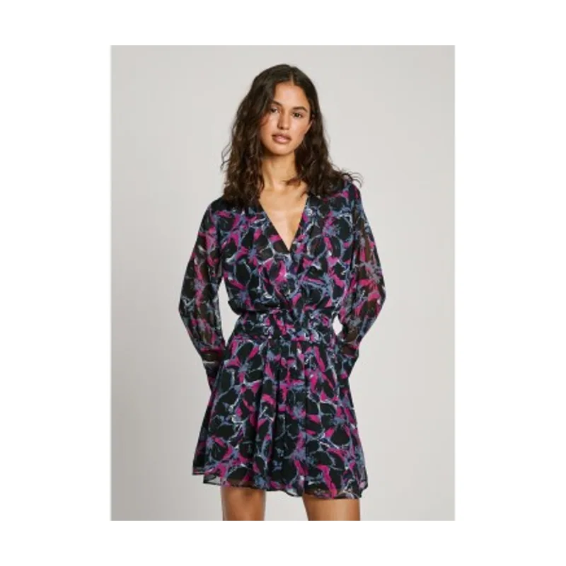 Pepe Jeans Vestido corto negro Ada PL953630