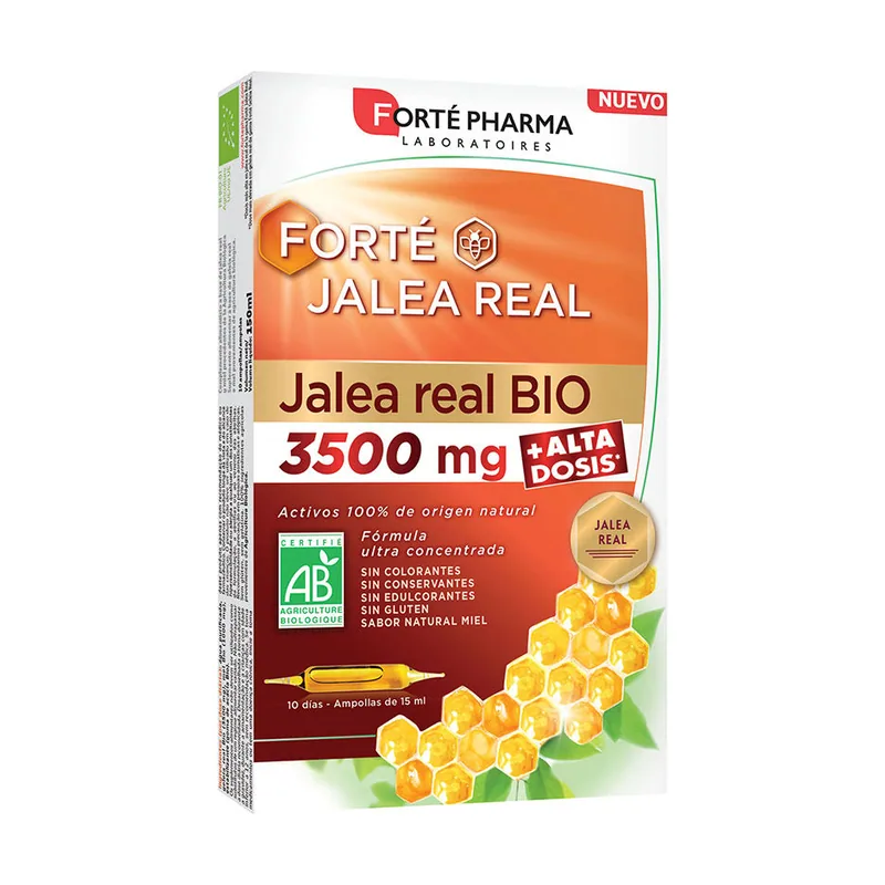 Forte Pharma FORTÉ JALEA REAL BIO 3500 MG ampollas 10 x 15 ml