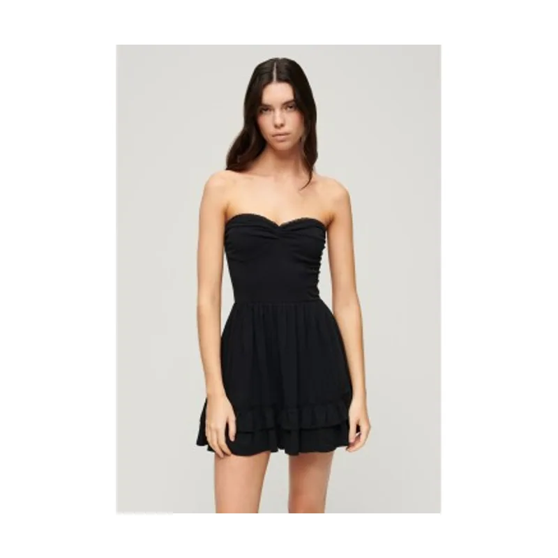 Superdry Minivestido bandeau de encaje de los años 50 W8011555A
