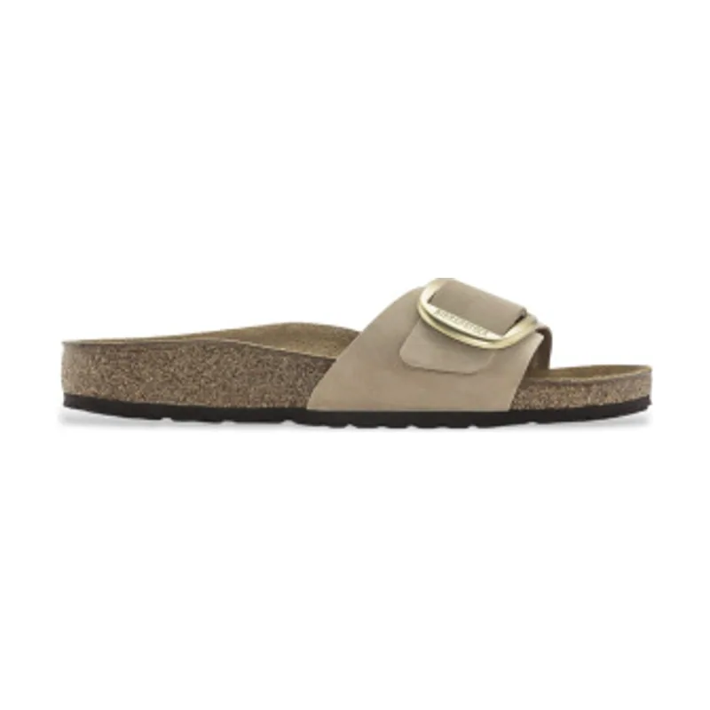 Birkenstock Sandalias de Piel Madrid Big Buckle nubuc (Ajuste Estrecho) 1024009
