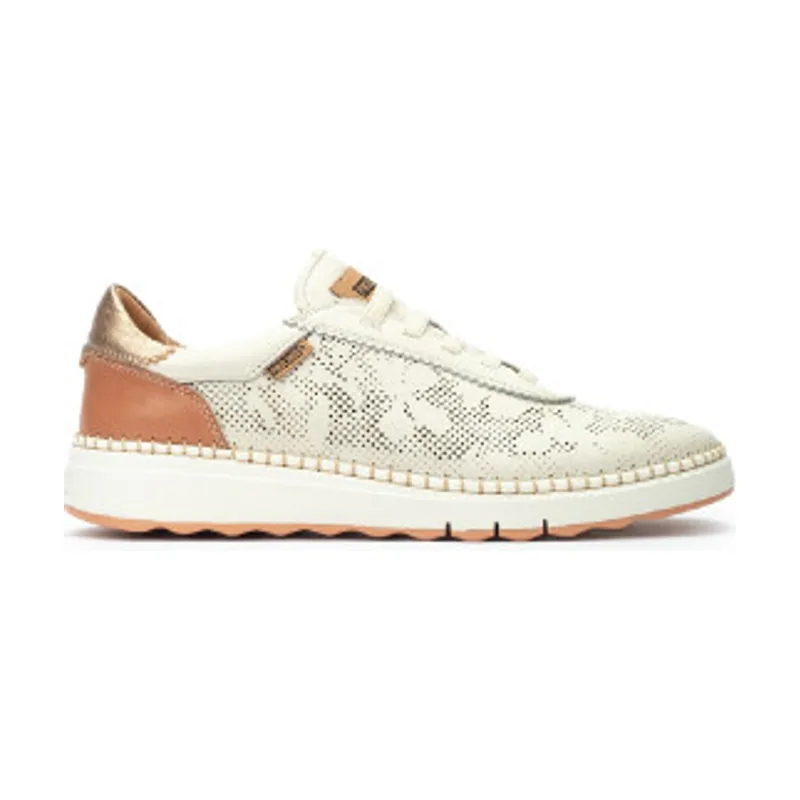 Pikolinos Zapatillas de piel con elásticos Arenas W0C-6621C1