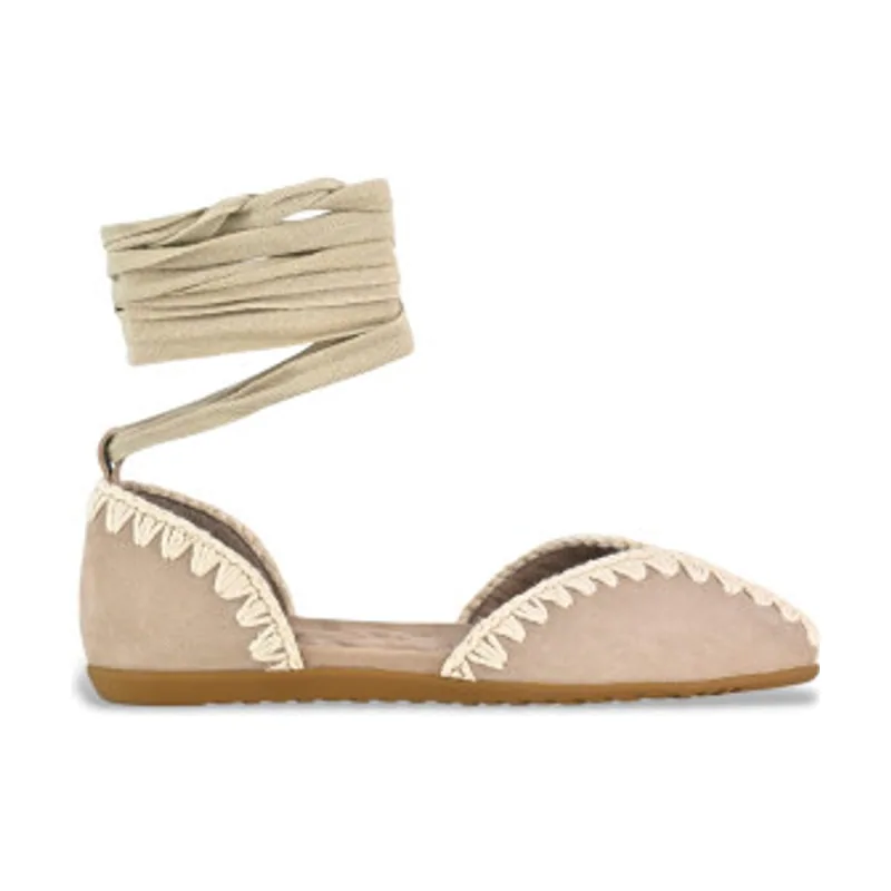 Mou Bailarinas de Piel con lazo MU.SW731001A