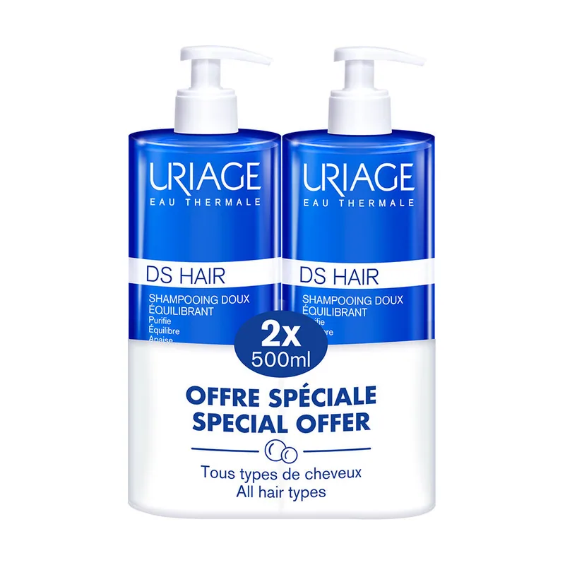 Uriage DS HAIR champú regulador diario con eucalipto