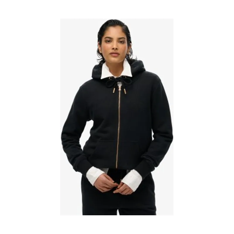 Superdry Sudadera con capucha, cremallera y logo Essential W2012358A