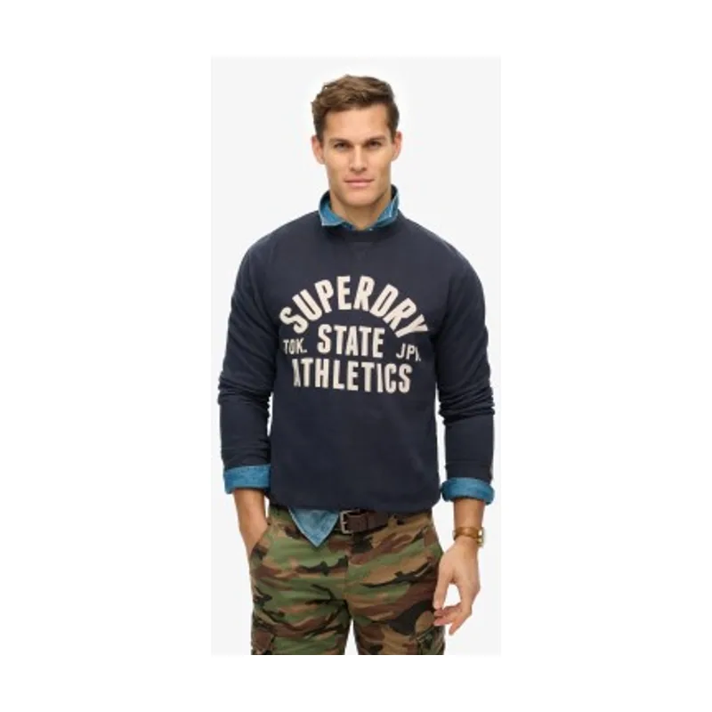 Superdry Sudadera de cuello redondo Athletic Essentials M2014090A