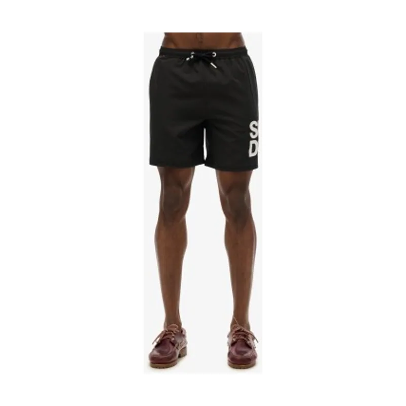 Superdry Bañador de 43,2 cm con logotipo Sportswear M3010247A