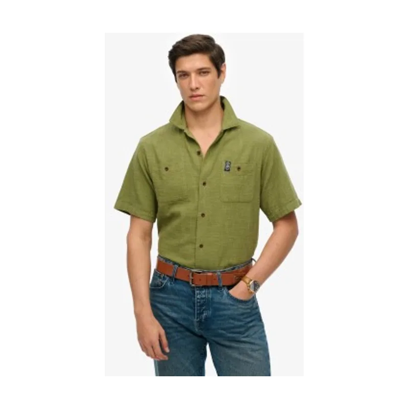 Superdry Camisa de manga corta con textura Merchant Store M4010986A