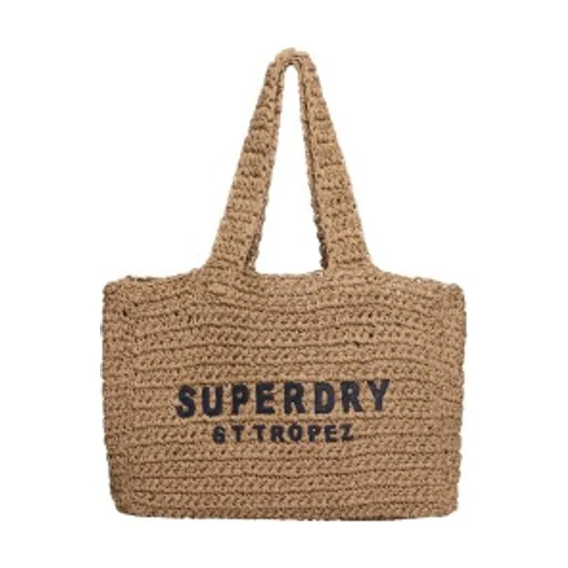 Superdry Bolso tote de rafia City W9110401A