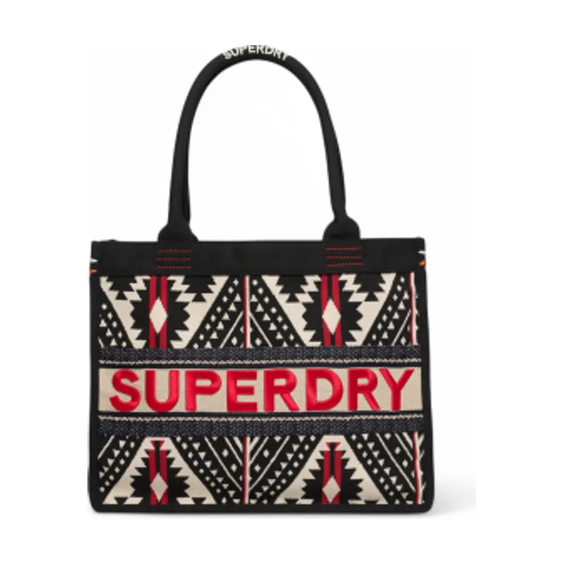 Superdry Bolso tote bordado Luxe W9110411A