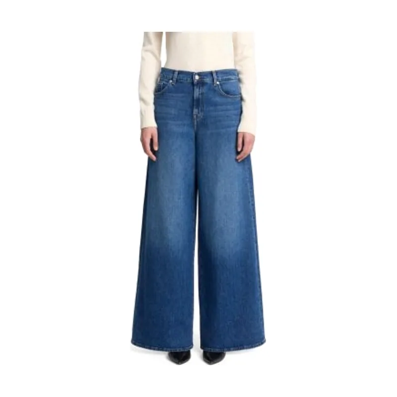 7 For All Mankind Jeans Marie Wide Leg Artifact 7UL60C101BH