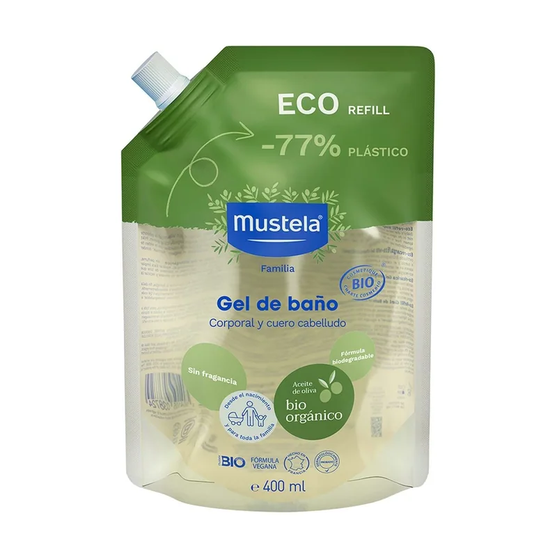 Mustela BIO Gel Champú Refill 400ml