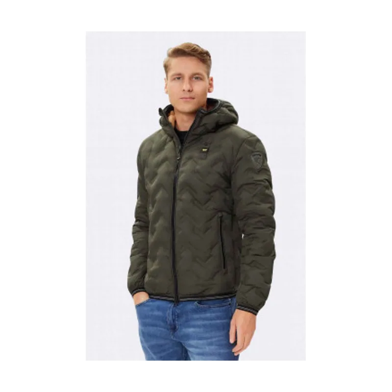 Blauer Plumífero de ángulos Piery 25WBLUC03233