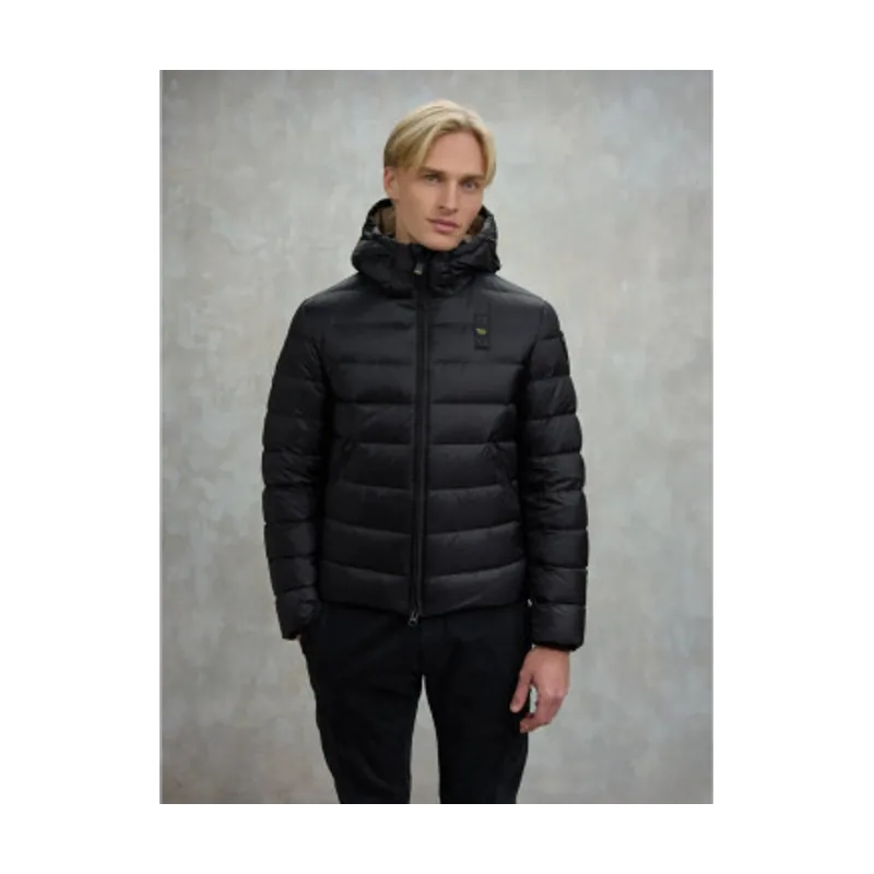 Blauer Plumífero con capucha Acton 25WBLUC03086