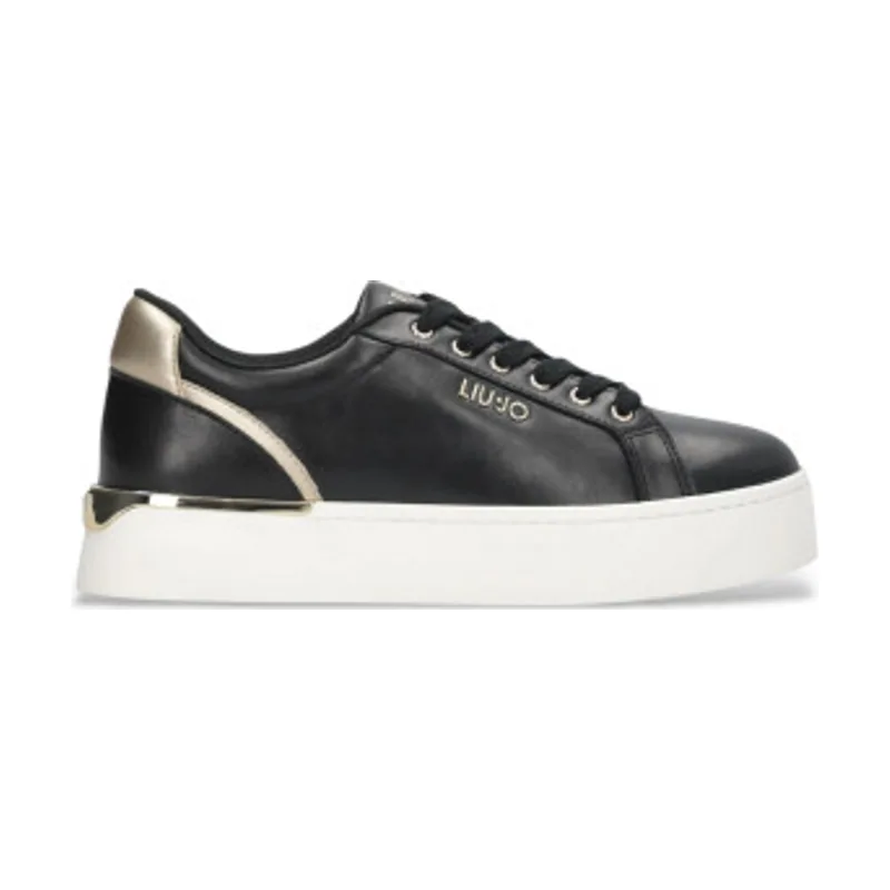Liu jo Zapatillas de piel con plataforma BF5041PX026S1189