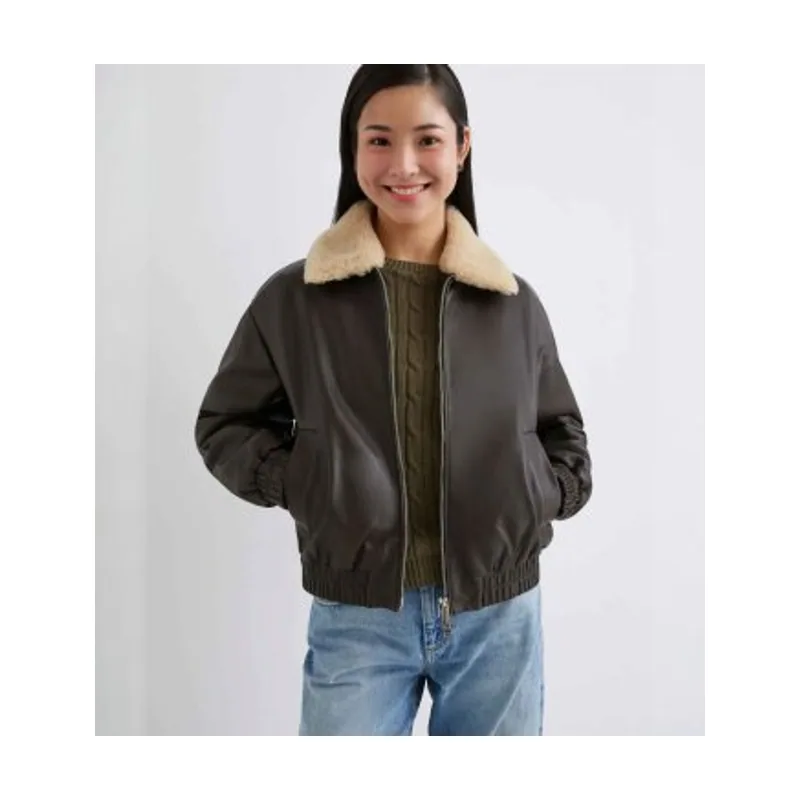 Marella Bomber de piel Scandio 2523446034200