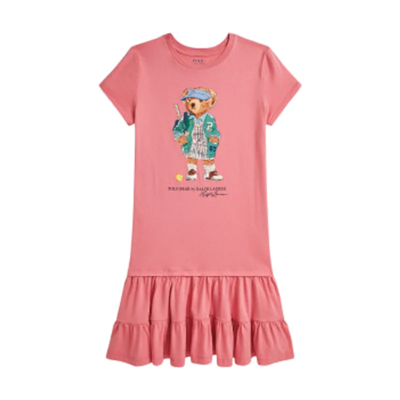 Polo Ralph Lauren Vestido de Jersey con niveles de Polo Bear 313971130001