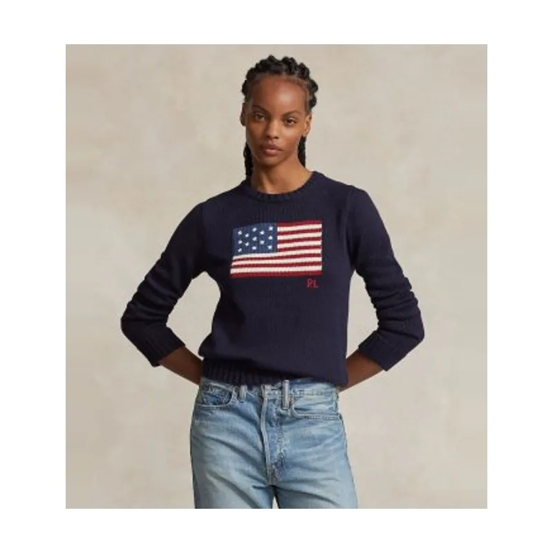 Polo Ralph Lauren Jersey de algodón con bandera 211896939001