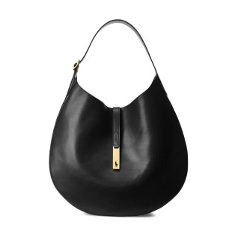 Polo Ralph Lauren Bolso Shoulder Polo ID de piel grande 428867518001