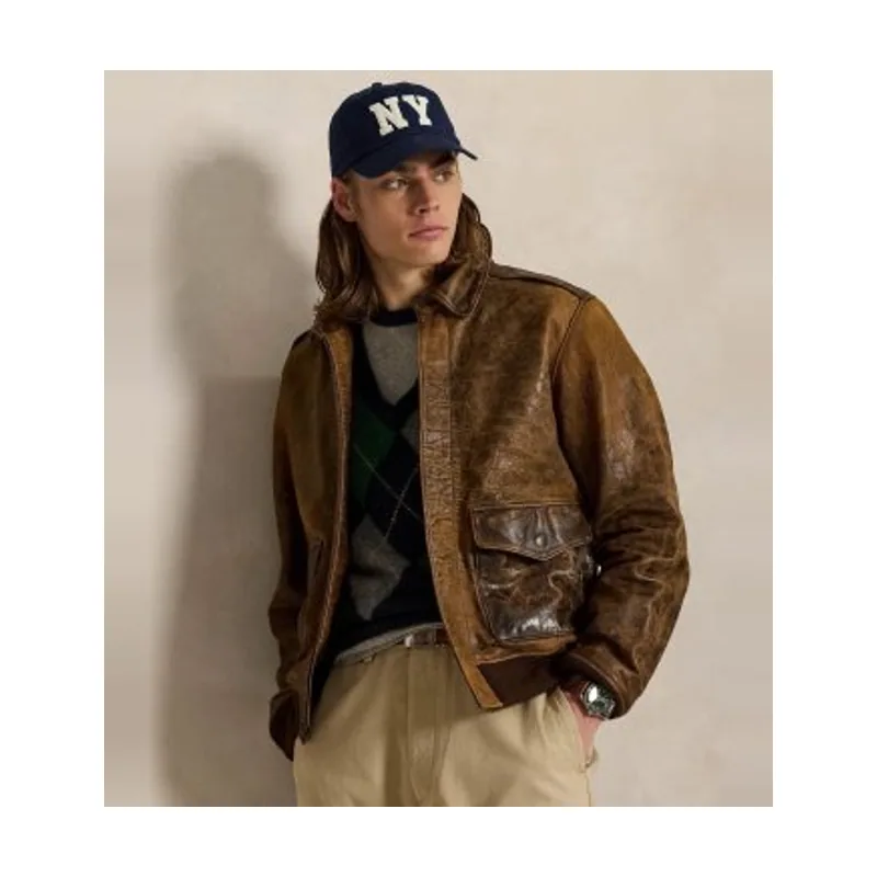 Polo Ralph Lauren Chaqueta de Piel de aviador 710970574001