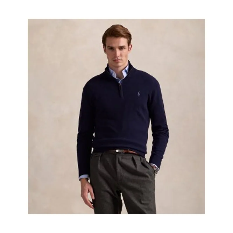 Polo Ralph Lauren Jersey de lana con cremallera corta 710876756001