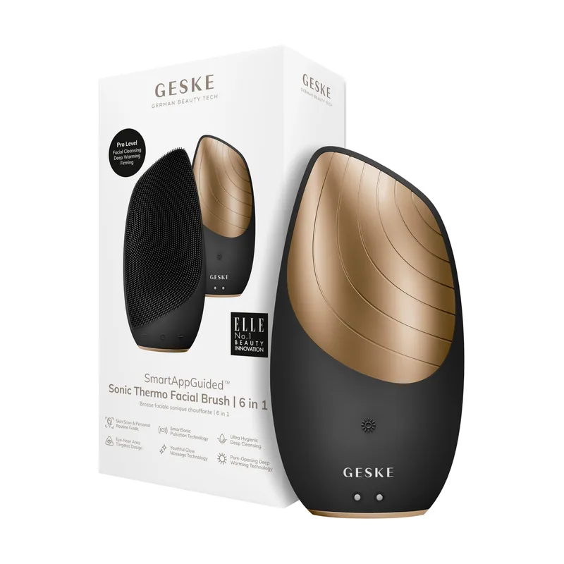 Geske APP GUIDED cepillo facial sónico 6 en 1 #negro