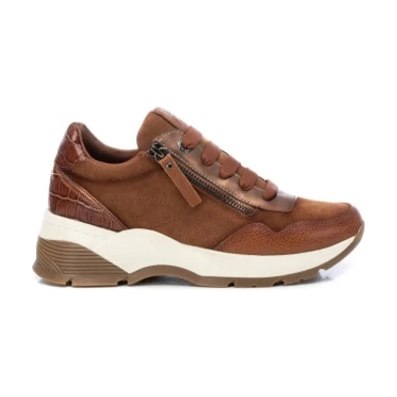 Zapatillas de piel 160195 16019503-CAMEL