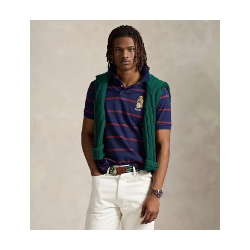 Polo Ralph Lauren Polo Custom Slim Fit de piqué 710971839001