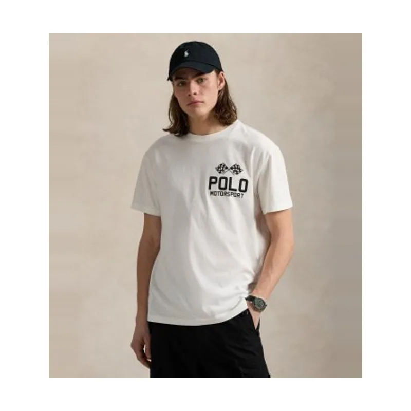 Polo Ralph Lauren Camiseta de punto flameado Classic Fit 710972611001