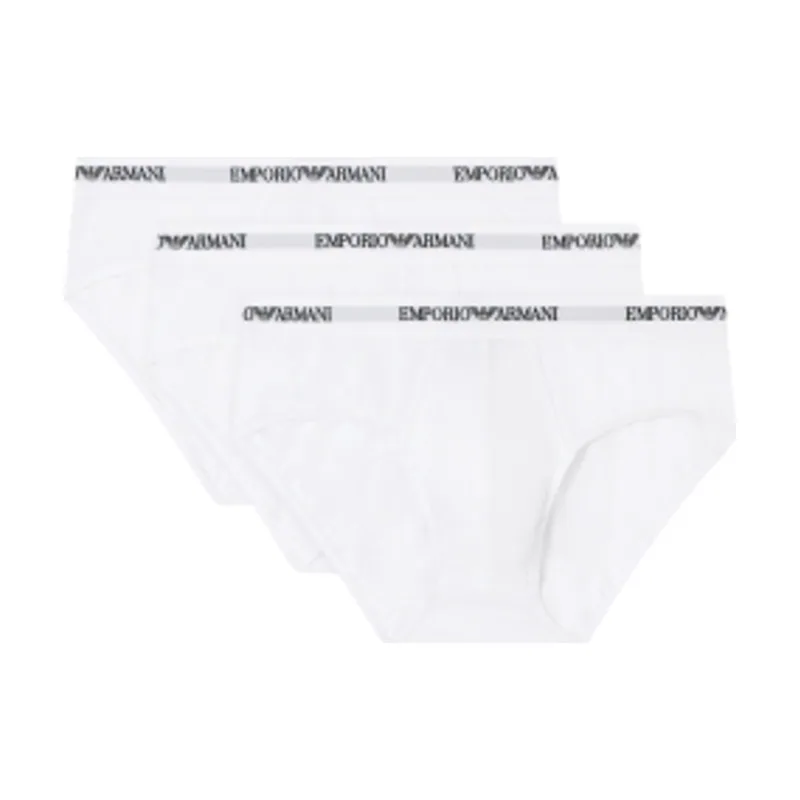 Giorgio Armani Set 3 Slip de punto elástico EM000258_AF14132