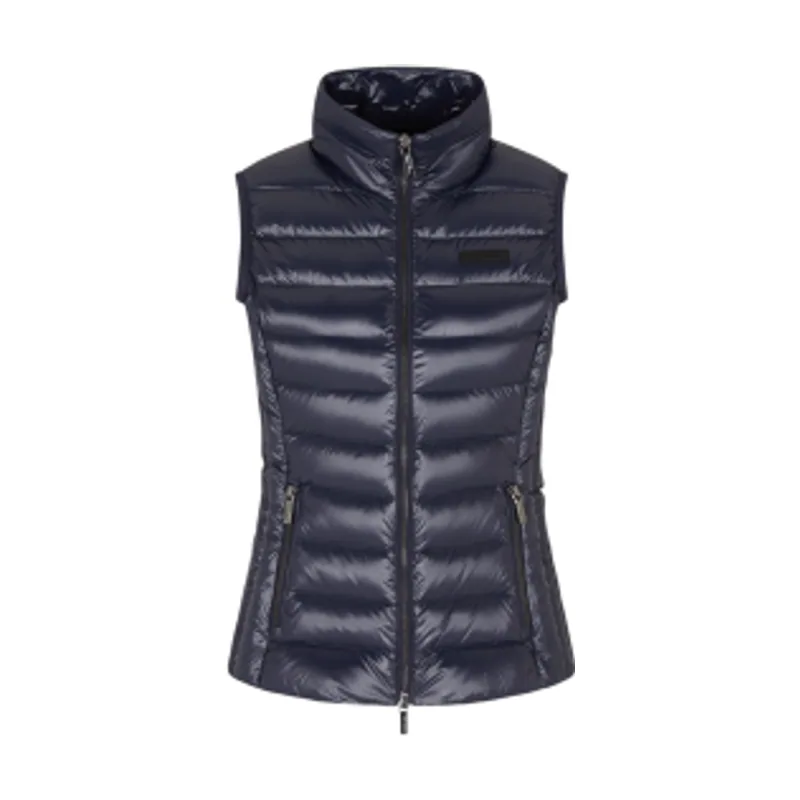 A|X Armani Exchange Chaleco de plumón con acolchado horizontal y cuello alto XW001921AF18757UB100