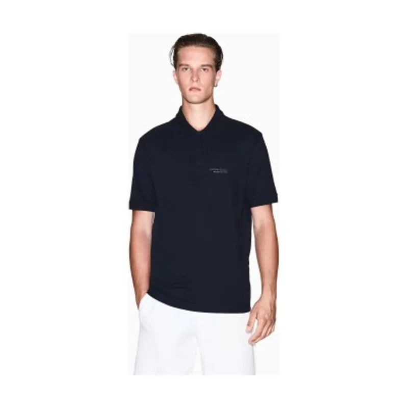 A|X Armani Exchange Polo Regular con Logo XM001286AF10366UB101