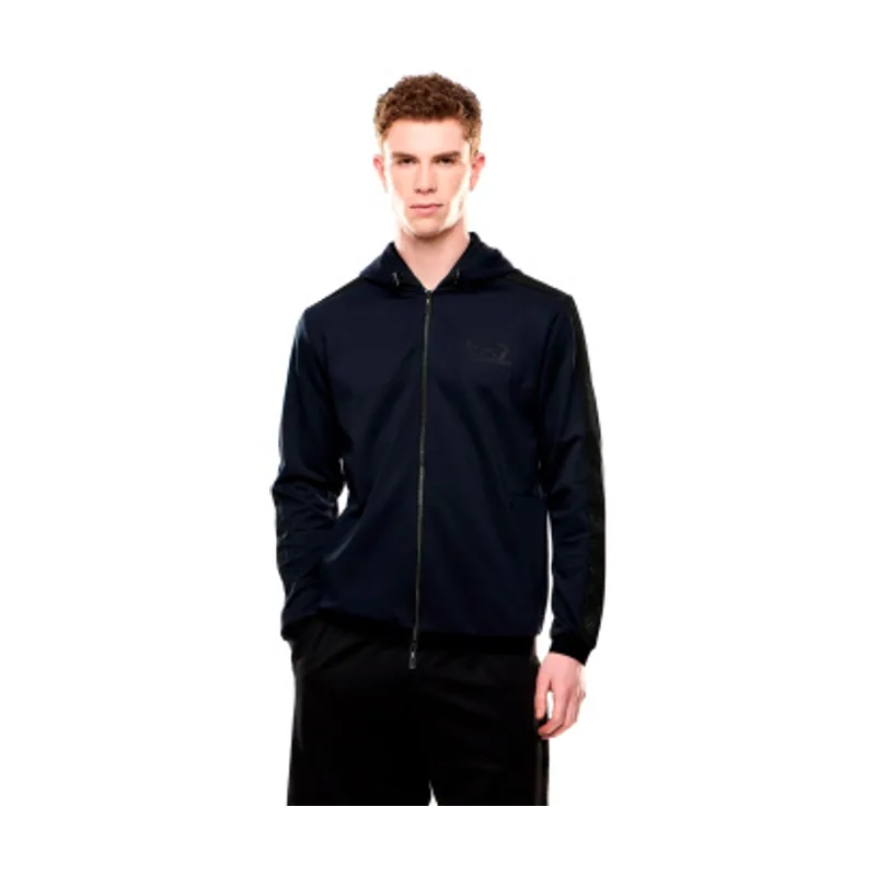 EA7 SweatshirtSudadera con capucha de sarga técnica elástica Gold Label 7M000308_AF13526