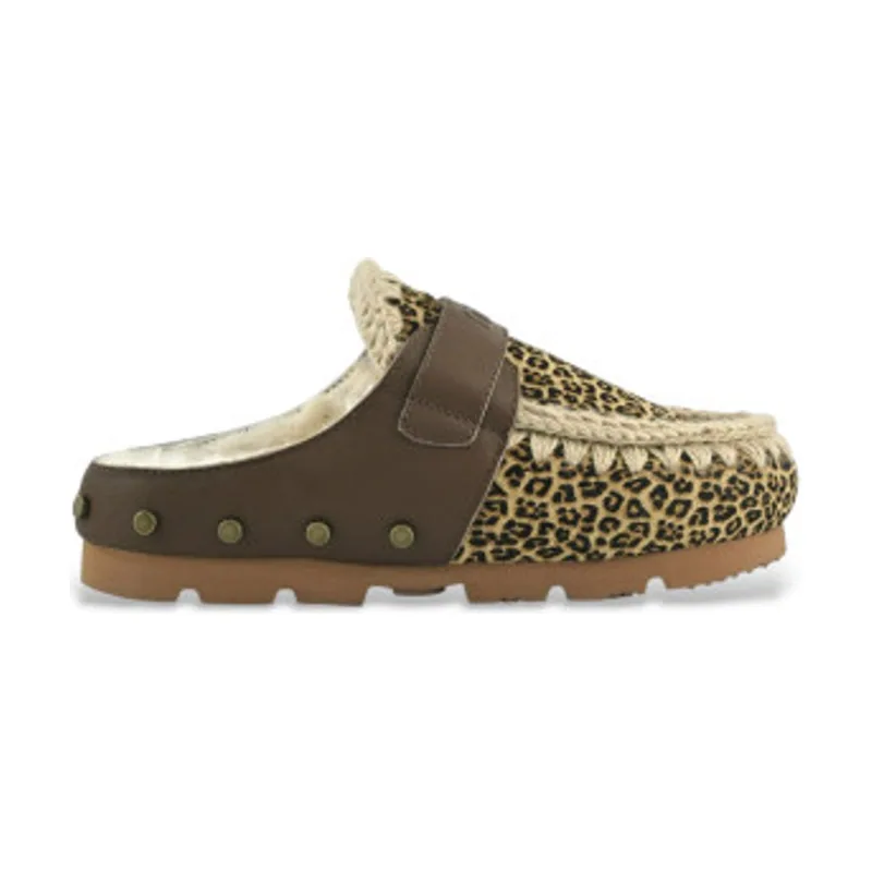 Mou Zuecos de Piel Ponyskin MU.FW431009D
