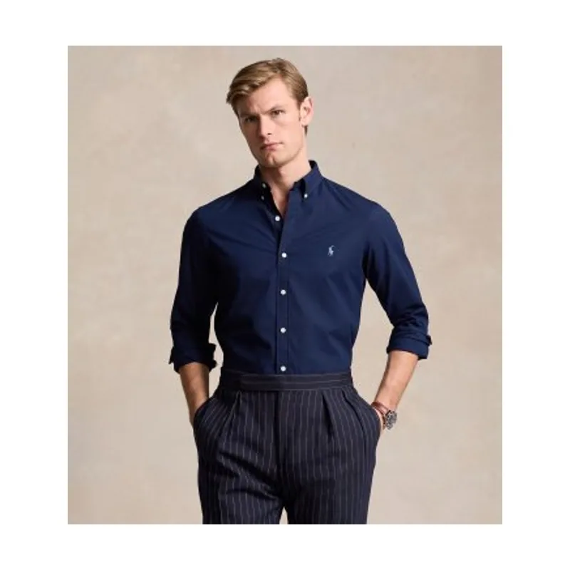 Camisa elástica de popelina Slim Fit 710928254001