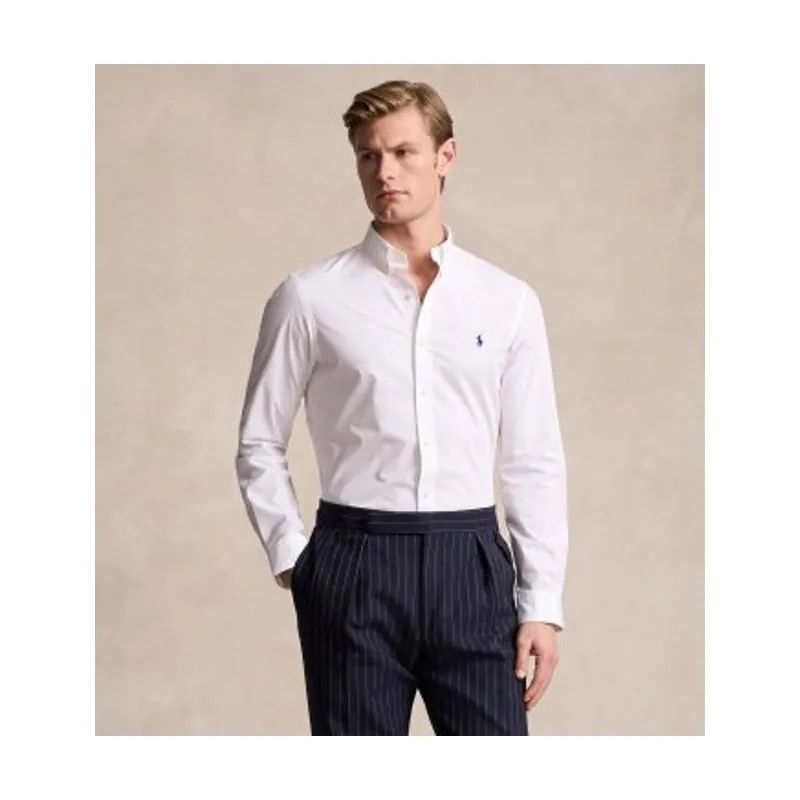Polo Ralph Lauren Camisa elástica de popelina Slim Fit 710928254002
