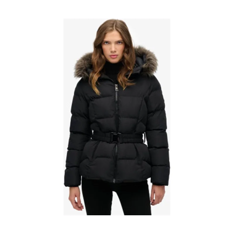 Superdry Abrigo Acolchado Fuji con Cinturón W5011928A