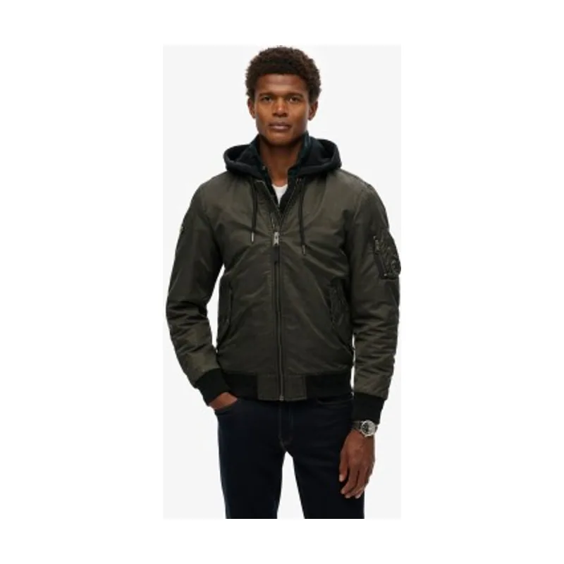 Superdry Chaqueta militar con capucha MA1 M5012080A