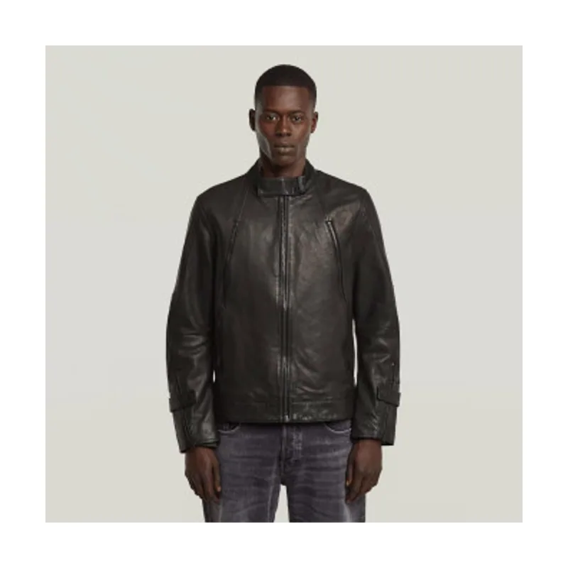G-Star Chaqueta Biker de piel D27137-B508-6484