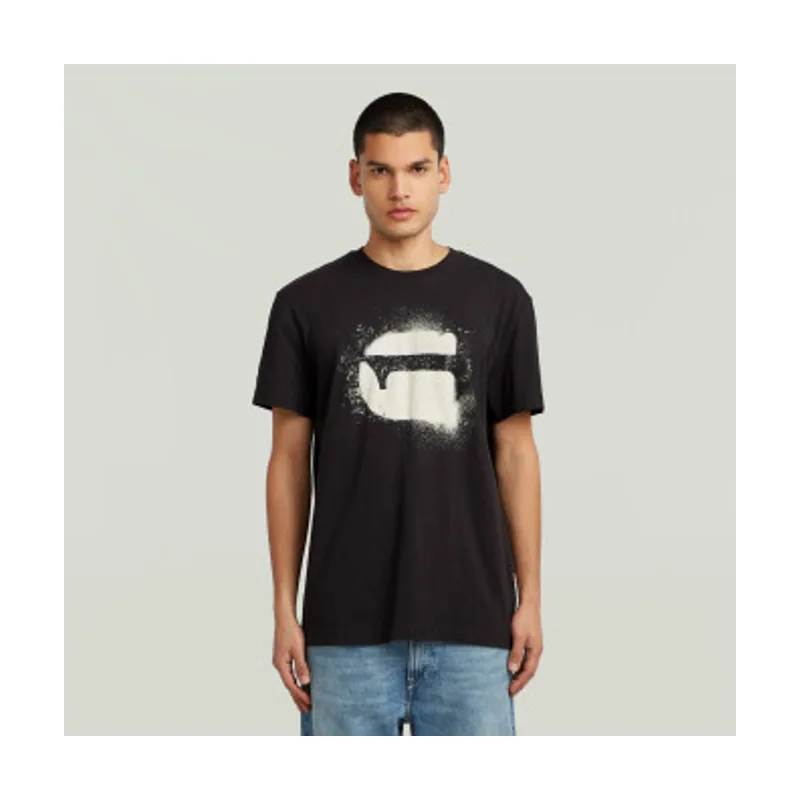 G-Star Camiseta Spray Logo D26833-D101-6484