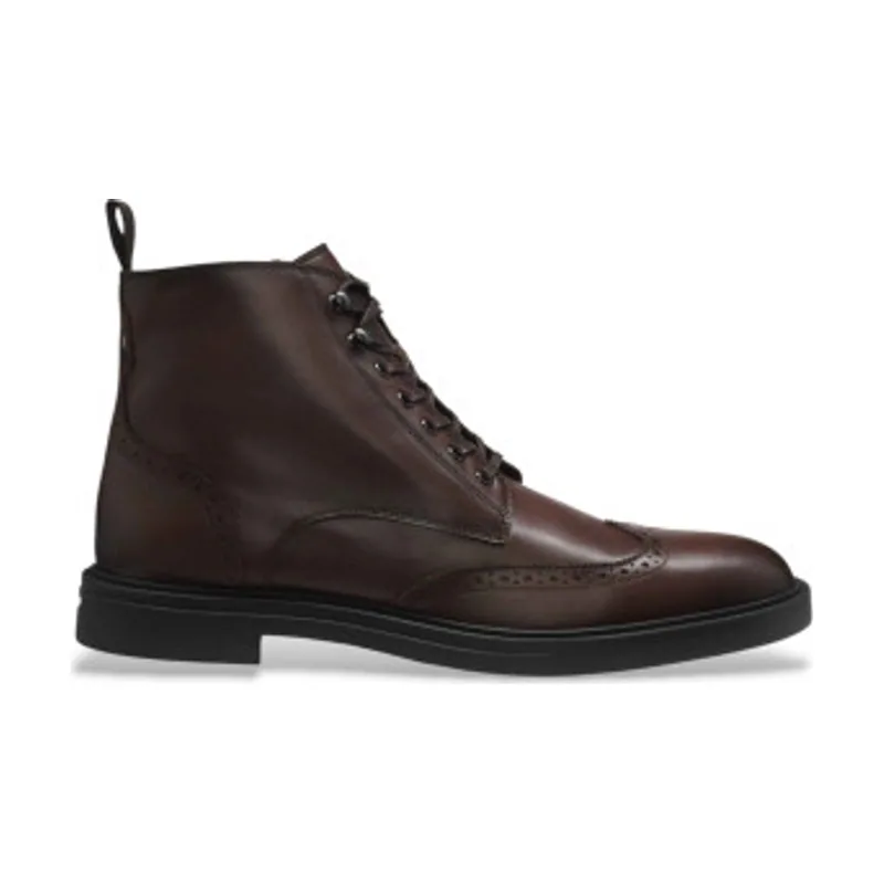 Boss Botines de piel con detalles calados 50552551