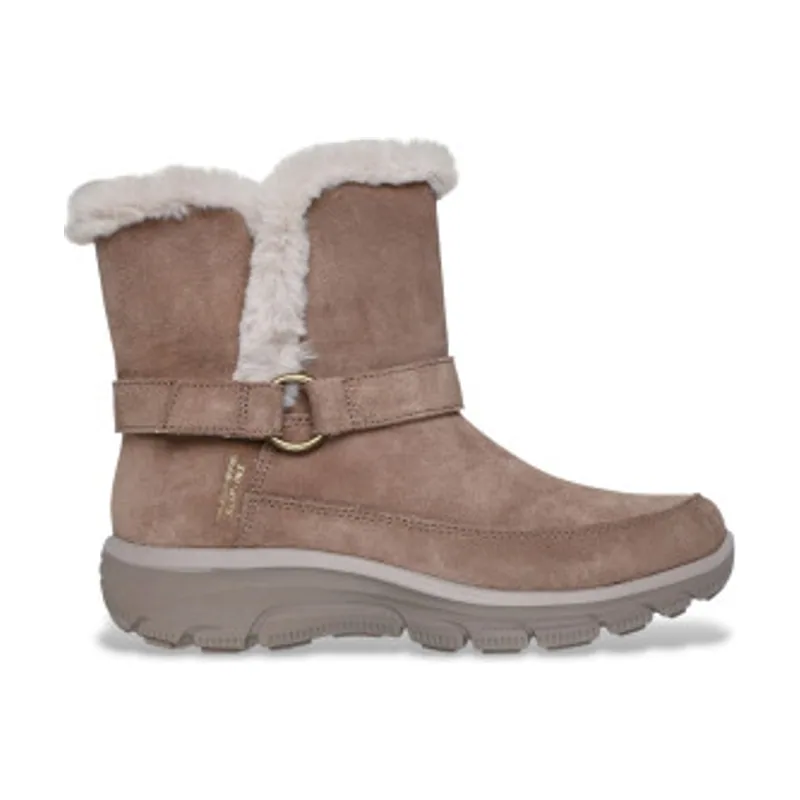 Skechers Botines de Piel Slip-ins Relaxed Fit Easy Going Dreamers Luxe Vibes 168051