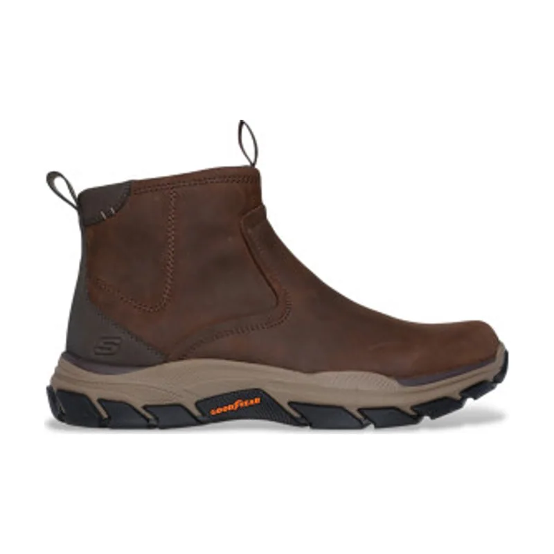 Skechers Botines de Piel Relaxed Fit Respected Evanston 205176
