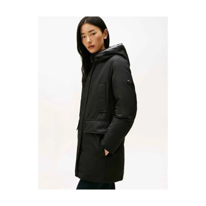 Tommy Hilfiger Parka acolchada con capucha a contraste WW0WW46533