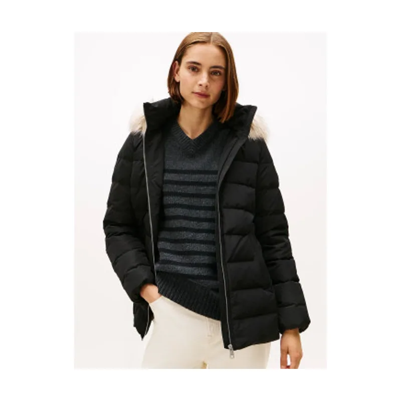 Tommy Hilfiger Chaqueta acolchada con capucha WW0WW47542