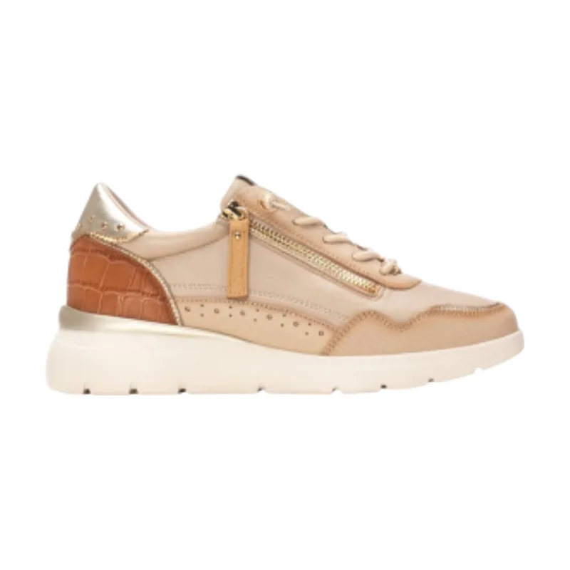 Carmela Zapatillas de Piel 162430 16243003-BEIGE