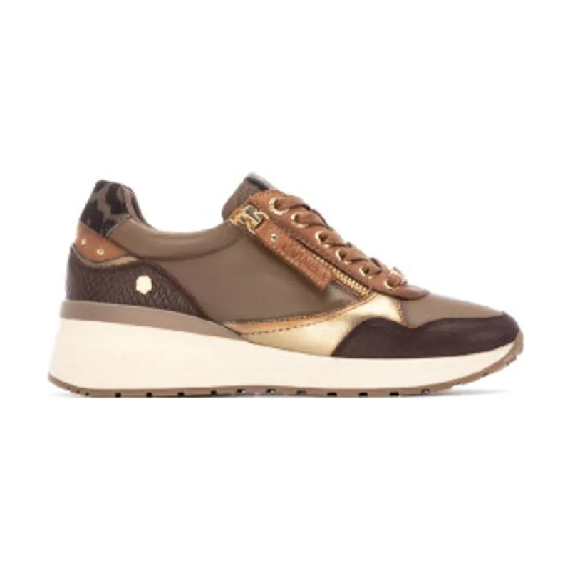 Carmela Zapatillas de Piel 162442 16244208-MARRON