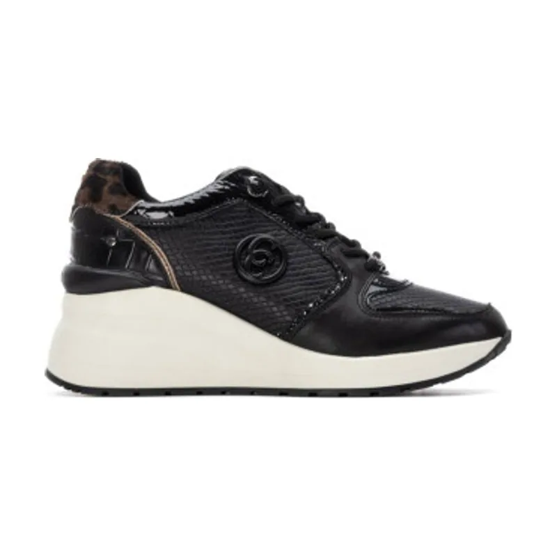 Carmela Zapatillas de piel 162444 16244401-NEGRO