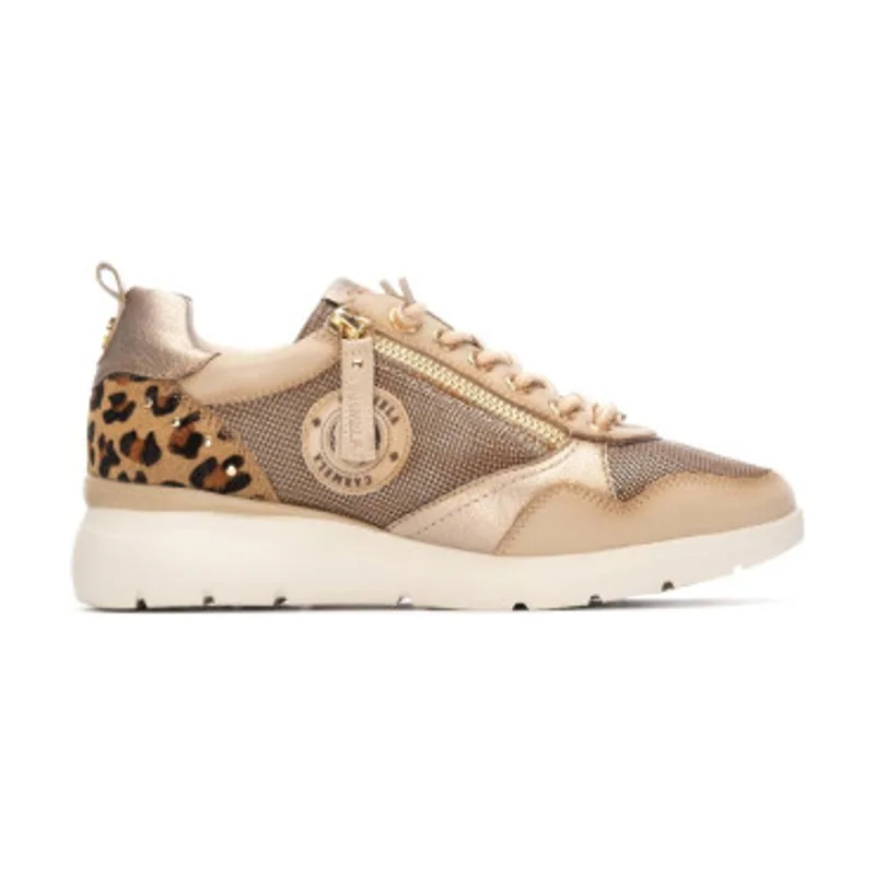 Carmela Zapatillas de piel 162513 16251301-BEIGE