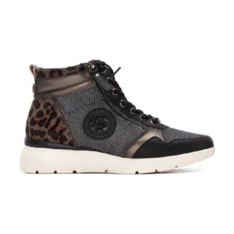 Carmela Zapatillas de Piel 162514 16251401-NEGRO